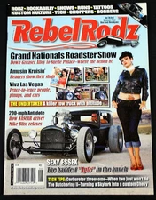 Rebel Rodz August 2010 Hot Rod Magazine NASCAR Mike Bliss Tech Tips