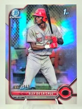 2022 1st Bowman Chrome Prospects Elly De La Cruz Refractor /499