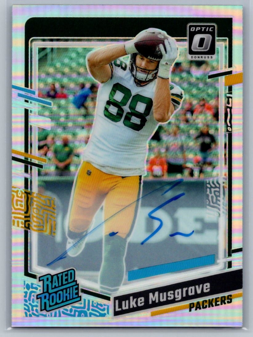 2023 Donruss Optic #241 Luke Musgrave Rated Rookies RPS Autographs Holo #/150