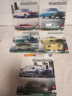 Hot Wheels Premium Car Culture Fast Wagon Set Of 5