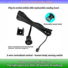 LED Cabinet Light Sensor Switch 12V 24V Touch/Hand Sweep/PIR Motion/Door ON/OFF