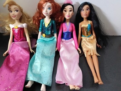 Hasbro Disney Princess Royal Shimmer Doll Lot