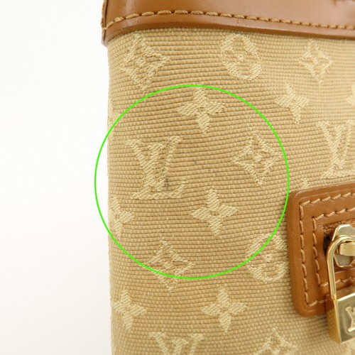 echt Louis Vuitton Monogramm Mini Lucille PM Handtasche beige M92684 gebraucht kostenloser Versand - Bild 16 von 24