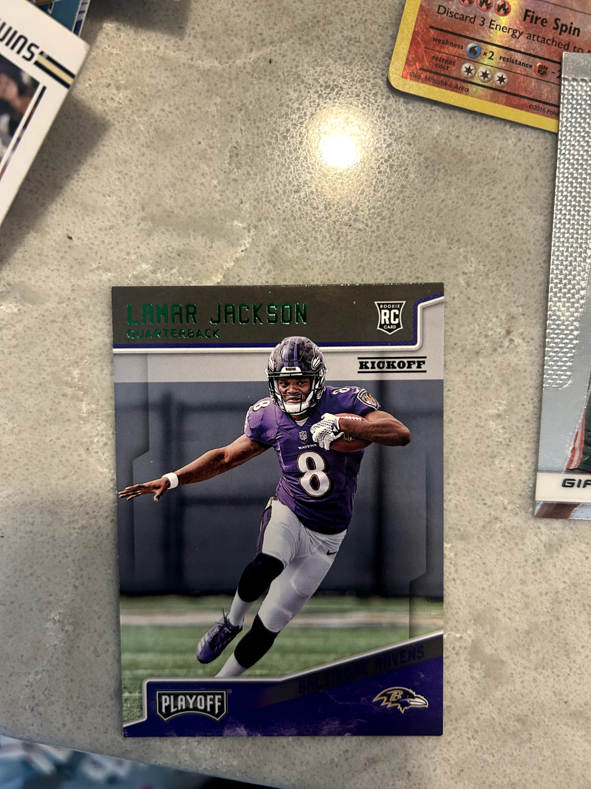 2018 Panini Playoff - Rookies Lamar Jackson #212 (RC)