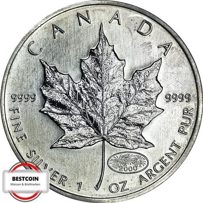 KANADA KM 363  5 $ Maple Leaf von 2000 in UNC  4357 - Bild 1 von 2