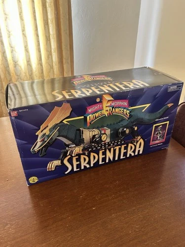 Vintage 1995 Bandai Mighty Morphin Power Rangers Power Zord Serpentera w/ Box!