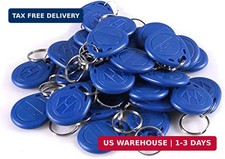 100pcs 125KHz RFID Key Fob Proximity ID Card Token Tag Keypad Card for Door Entr