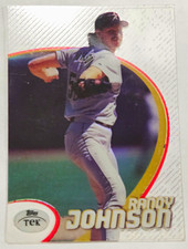 1998 Topps Tek #39 Randy Johnson Pattern 78 ACETATE HOF