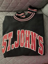 Vintage 1980  s St John  s Sweatshirt -  Thick, Warm With Fleece- Like Lining XL