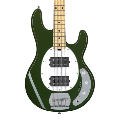 Sterling by Music Man StingRay HH 4-String Bass Guitar - Olive - Open Box
