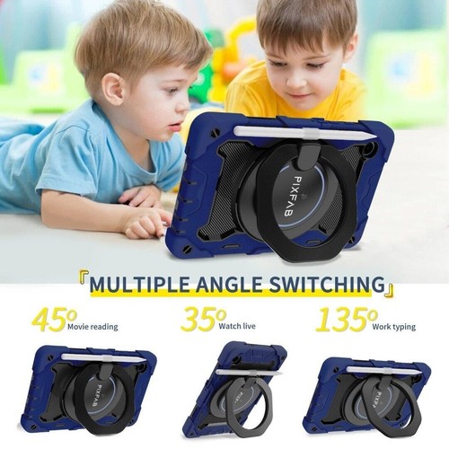 Étui Pour Samsung Galaxy Tab A9 Antichoc Armure Épaule Sangle Tablette Housse - Photo 8/17