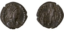Coin Roman Empire Maiorina Valentinian II 379-383 A.D.