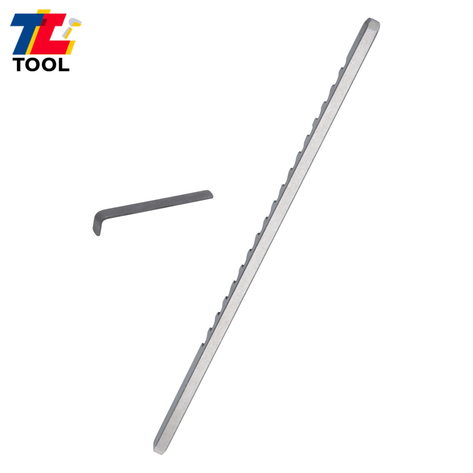 1/8" A Style 1/8" x 5" HSS Standard Keyway Broach With Shim LOC 13/64-1-1/8"