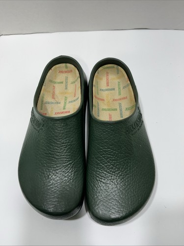 Zoccoli Birkenstock Super Birki taglia 10 verdi slip on poliuretano vintage