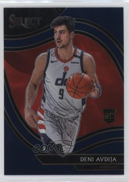 2020-21 Panini Select Courtside Retail Blue Deni Avdija #292 10h6