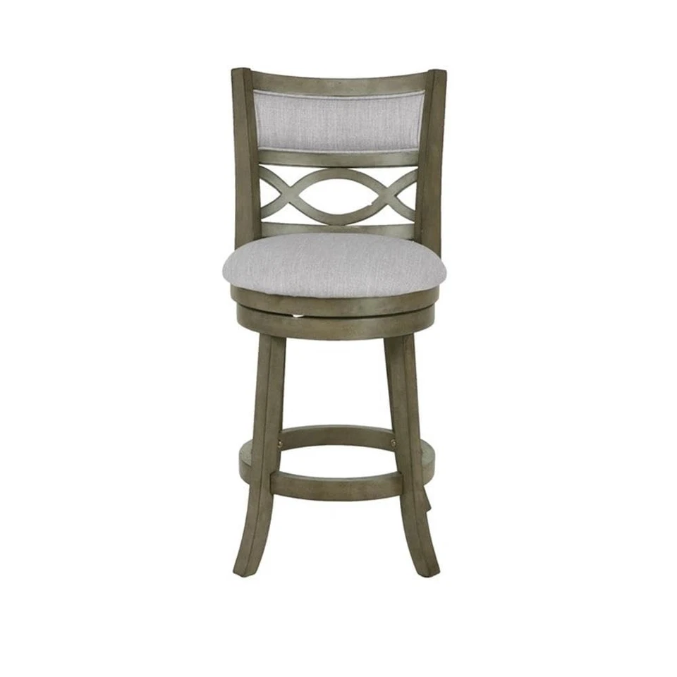 New Classic Furniture Manchester Wood Swivel Counter Stool, 24-Inch, Antique ... - Image 4 of 4