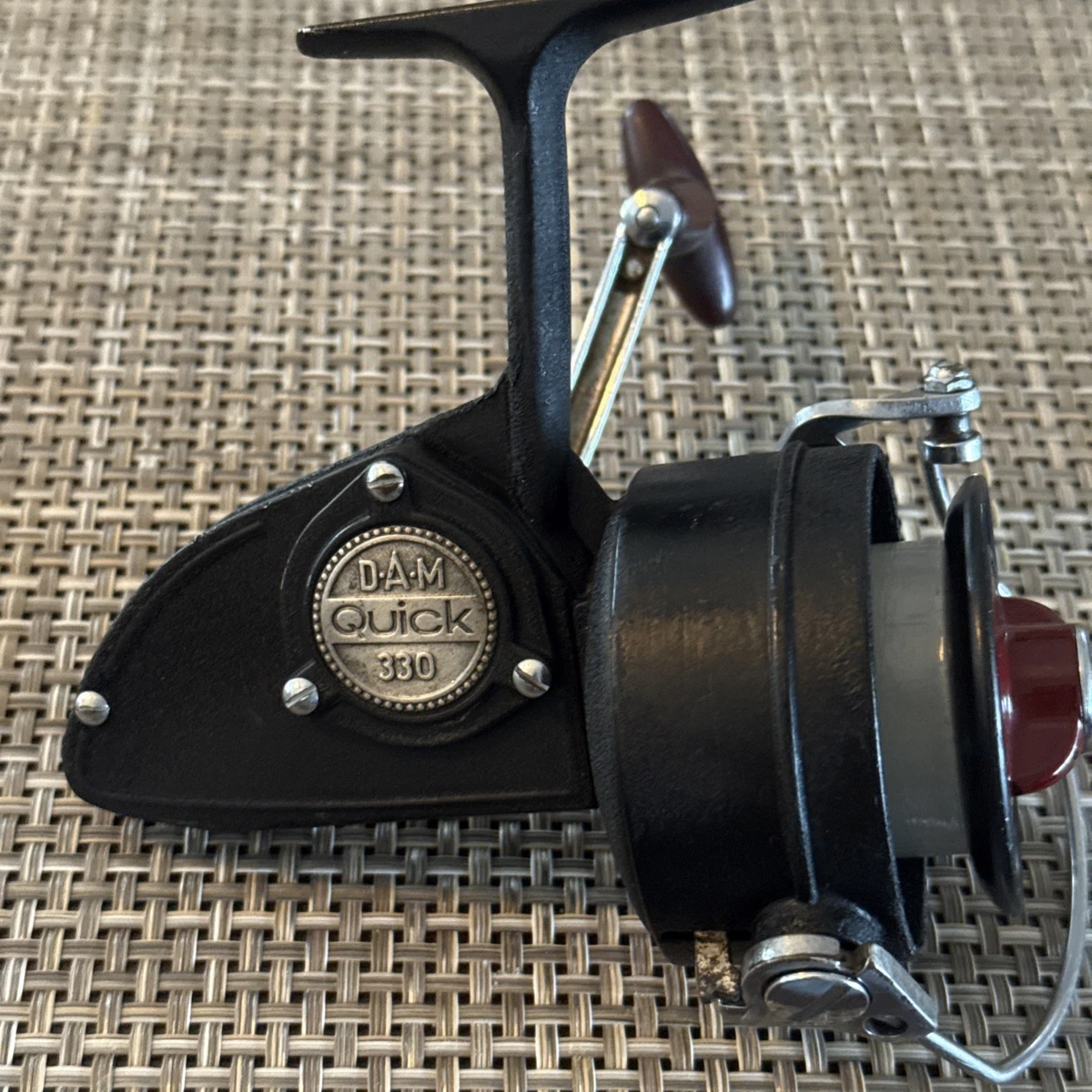 Moulinet Pêche Vintage DAM Quick 330 – Allemagne Ouest, Fonctionnel