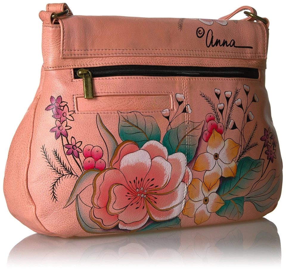 Bolso de mano Anna by Anuschka pintado a mano para mujer&#8217;s vintage jardín Foto 2 de 4