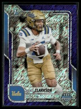 2025 Bowman U Chrome 1st 156 Pierce Clarkson Purple Shimmer Refractor /75 UCLA