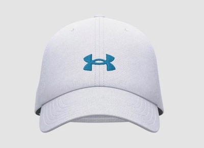 New women s white & turquoise Under Armour UA Blitzing Wrapback ball Cap hat