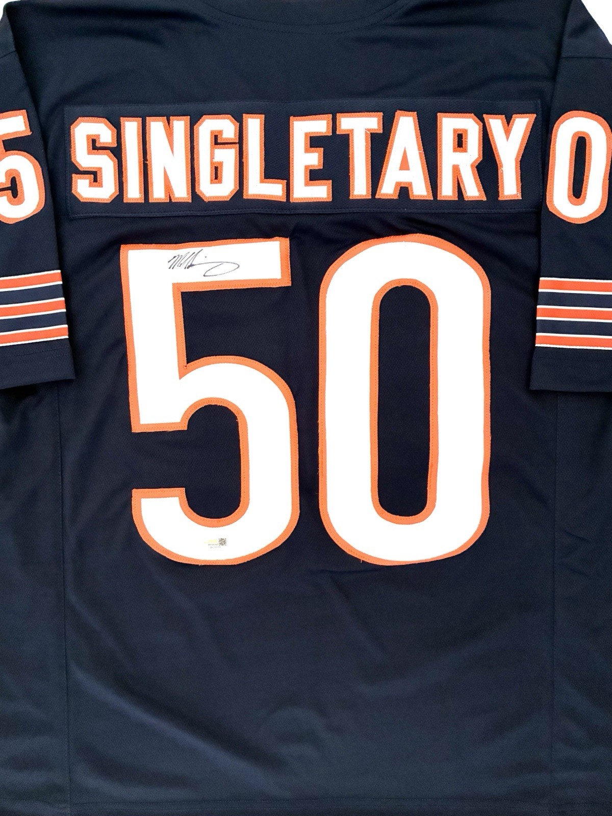 Mike Singletary Signed Chicago Bears Jersey JSA COA HOF Auto XL