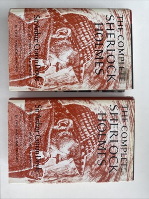 THE COMPLETE SHERLOCK HOLMES MYSTERIES 2 Volume Set Sir Arthur Conan Doyle HBDJ