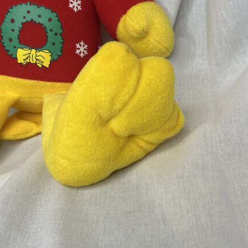 15” Plush Peanuts Woodstock In Christmas Shirt Plushy Stuffed Toy - Foto 12 di 12