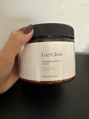 EverGlow Beauty Matrix Supplement Powder White Peach Collagen Gluten-Free