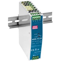 Meanwell NDR-75-12 Hutschienen-Netzteil FüR 35Mm Din-Schiene 75W 12V/DC 6,3A