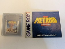 Metroid II 2: Return of Samus (Nintendo Game Boy) Authentic Cart, Case & Manual
