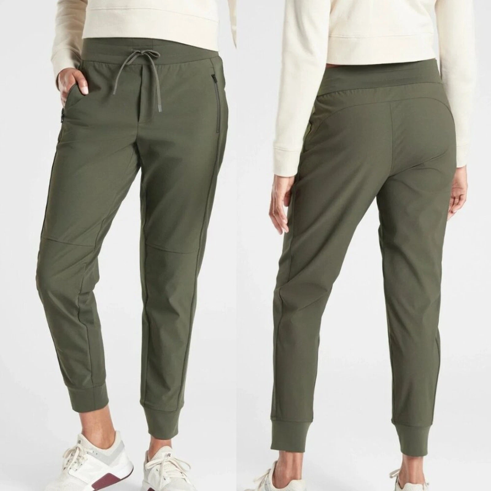 Athleta Women's Headlands Hybrid Trek Jogger in Green