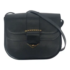 Cartier Leather Sapphire Shoulder Bag