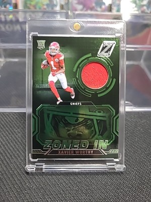 2024 Panini Zenith - Zoned in Xavier Worthy #ZI-XWY (MEM, RC) | eBay