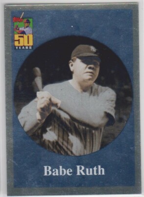 BABE RUTH 2001 TOPPS BEFORE THERE WAS TOPPS INSERT YANKEES
