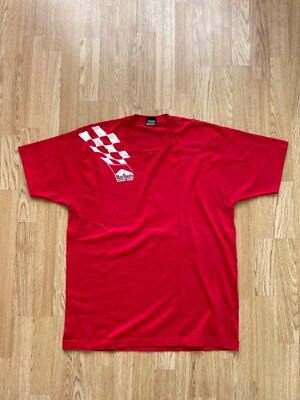 Vintage Marlboro racing team tshirt red Screen Stars size XL  