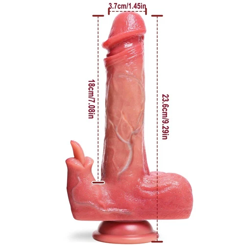 Telescopic Realistic Thrusting Dildo Vibrator Sex Toys for Women Remote Control - Picture 24 of 24