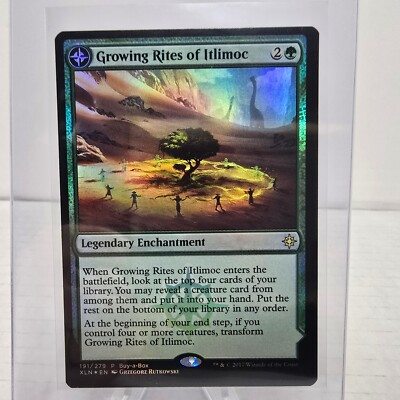 MTG - Growing Rites of Itlimoc - Buy-A-Box Promos Foil - M/NM - FRESH CARD