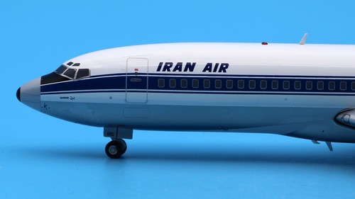 Modelo de avión fundido a presión JC Wings 1:200 Iran Air "pulido" Boeing B727-100 EP-IRD - Imagen 9 de 13