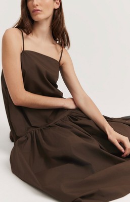 country road brown dress