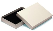 RECTANGULAR PRESENTATION DISPLAY GIFT BOX WHITE IVORY BIRTHDAY WEDDING OCCASION