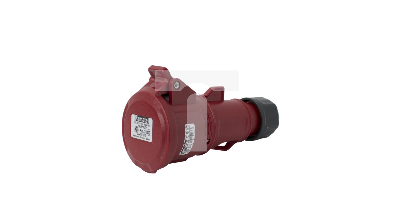 Portable socket 16A 4P 400V red IP44 TOP SpeedPRO 23300 /T2UK