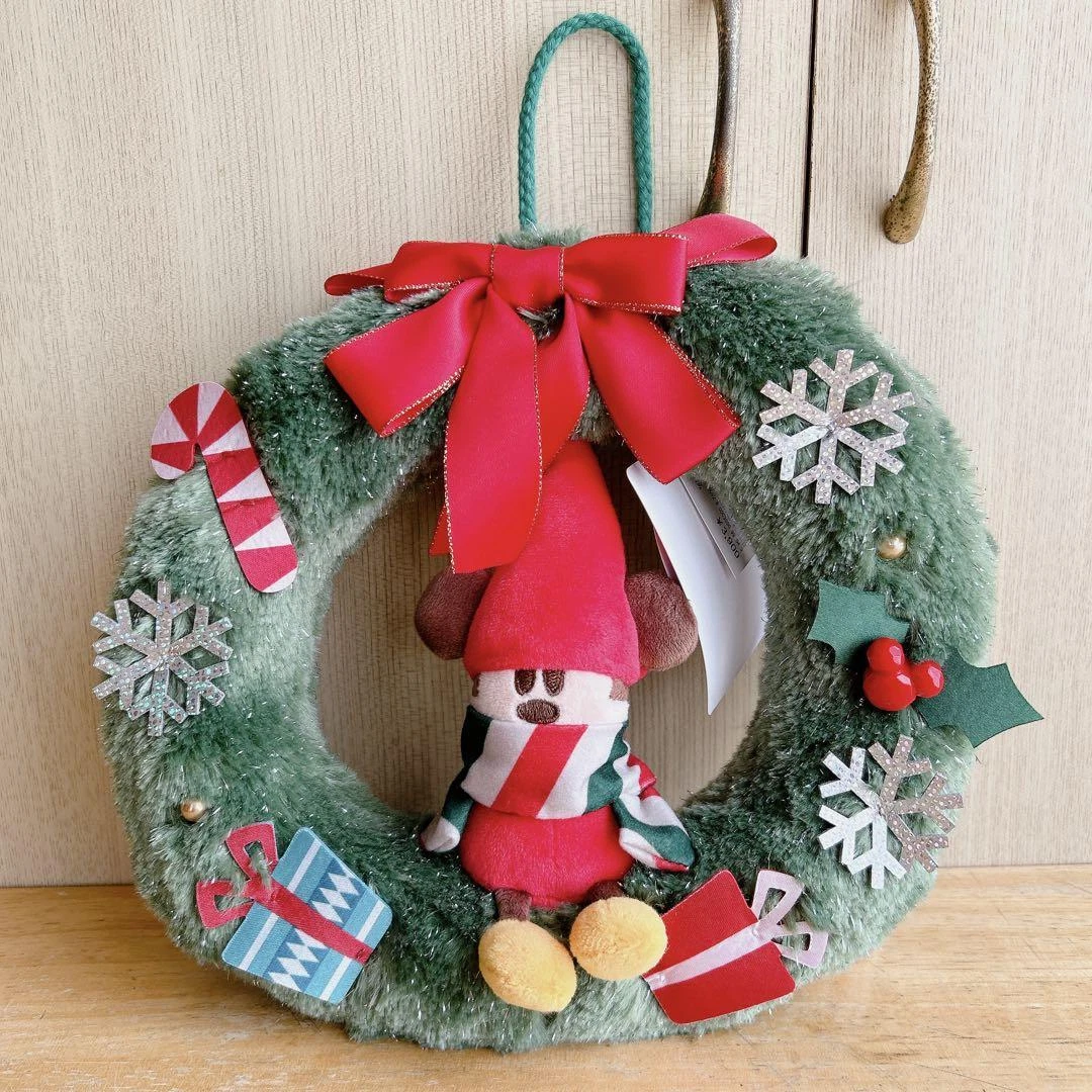 Tokyo Disney Resort Christmas Lil Lin Lin Mickey Mouse Wreath 2022 | eBay