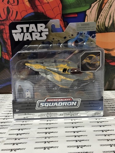 Star Wars Micro Galaxy Squadron Anakin Skywalker Jedi Starfighter 0061 Series 3 - 第 1/6 張圖片