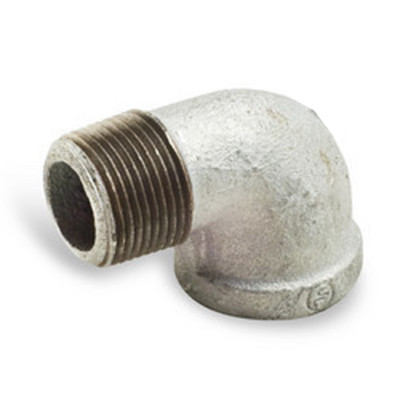 3/4'' GALVANIZED IRON STREET 90 ELBOW DEG 90° ELBOW fitting pipe npt