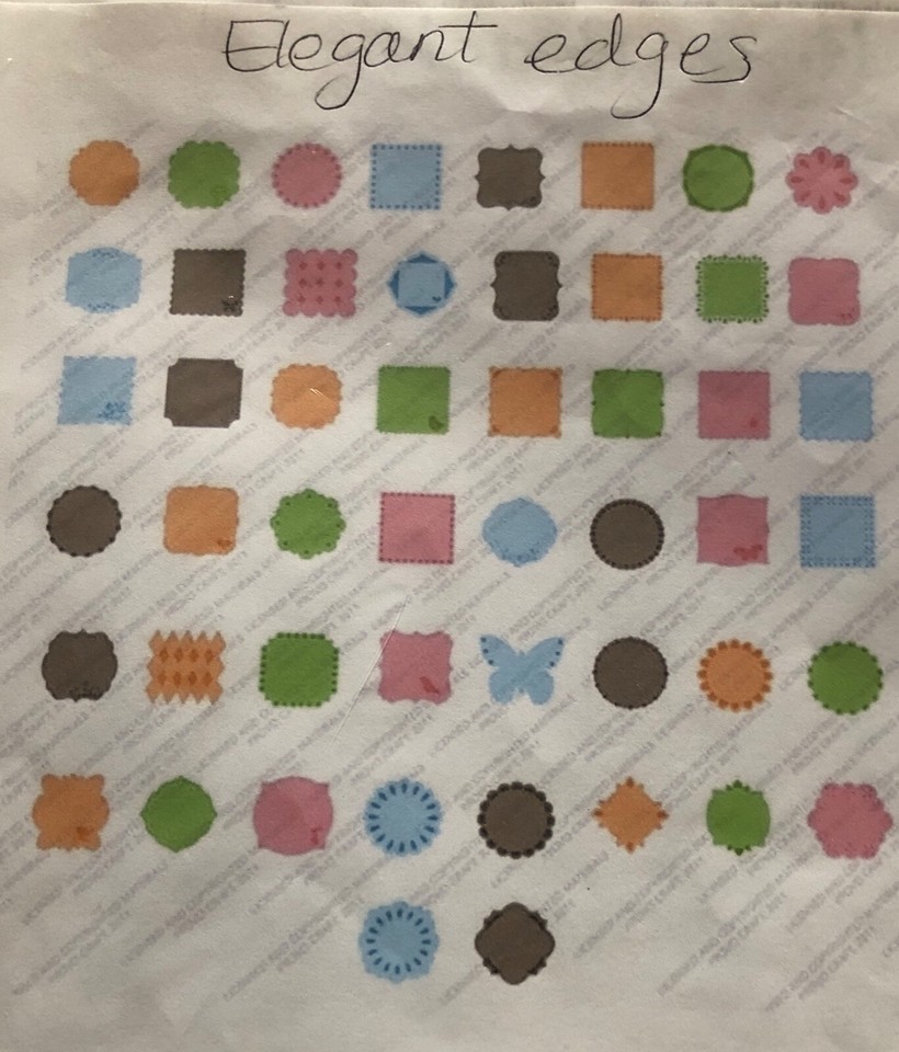 CRICUT CARTRIDGE ELEGANT EDGES eBay