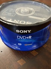 Sony DVD R Spindle 30 Pack 4.7GB 120 Min 1-16X Brand New And Sealed