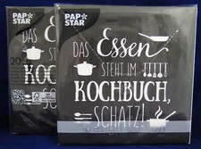 PAPSTAR Sprüche-Servietten Sterneküche 33 x 33 DOPPELPACK 40 Stück PAPSTAR Sprüche-Servietten Sterneküche 33 x 33 DOPPELPACK 40 Stück