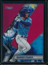 WANDER FRANCO 2019 Bowman's Best RED REFRACTOR #/10 Rays Rookie Card RC