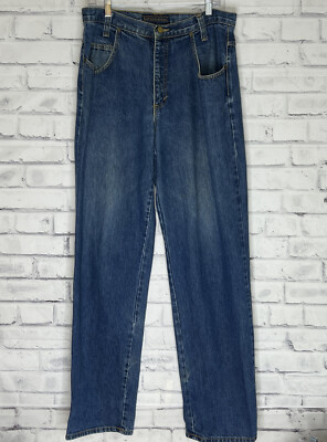 VTG Karl Kani Jeans Mens Denim Blue Jeans Hip Hop Biggie Mens