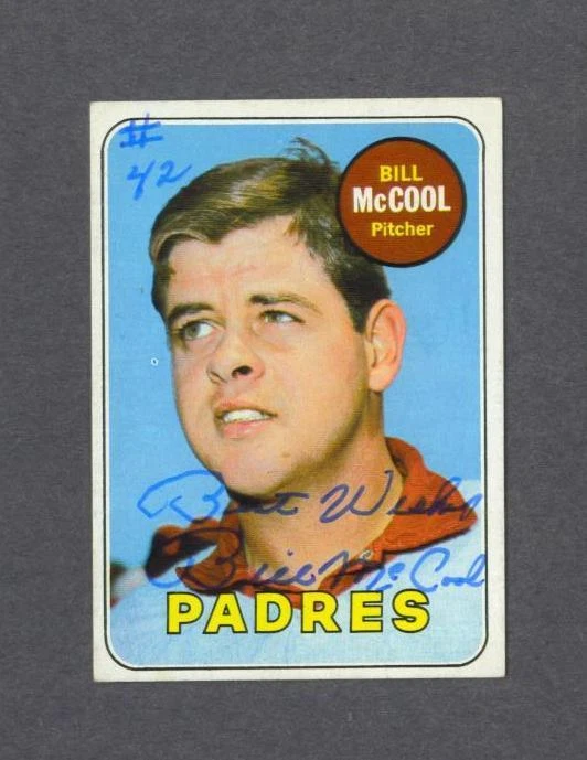 1969 Billy McCool Game Worn Inaugural Season San Diego Padres, Lot #81087